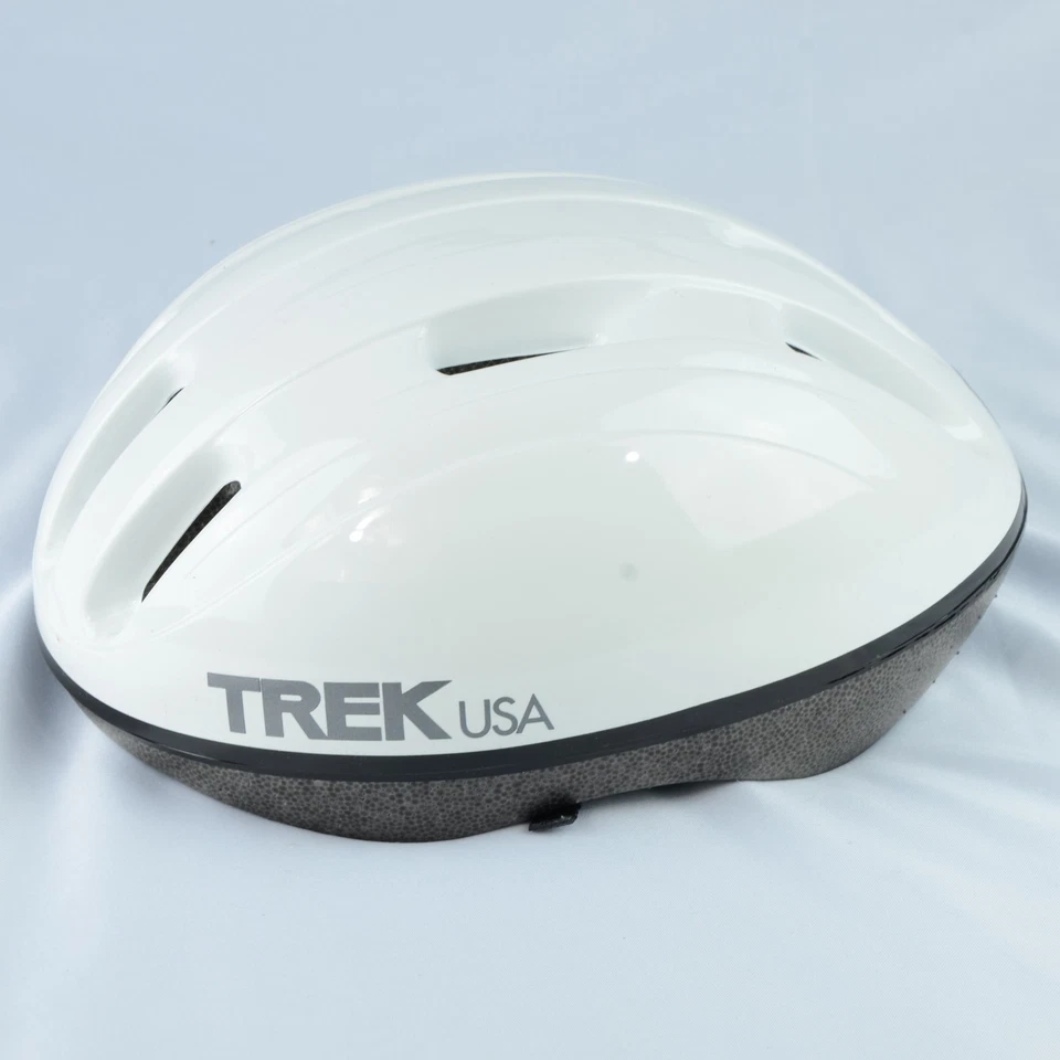 Vintage TREK USA Micro Lite Bicycle Helmet White/Black – with Box & Pads - Image 2 of 4