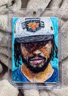 Jalen Brunson 1/1 AP MASTERPIECE Original Sketch Card Knicks Topps BLANKSY