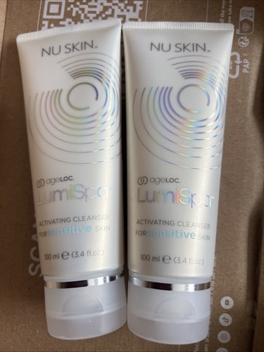 Gel Nettoyant Nu Skin Ageloc Lumi Spa Pour Peaux Sèches - 2 Tubes De 100ml, Neuf