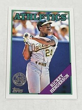 2023 Topps Baseball 1988 Topps 35th Anniversary - Rickey Henderson - Athletics