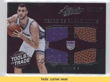 2016-17 Panini Absolute Quad 41/125 Georgios Papagiannis #9 READ 1e5