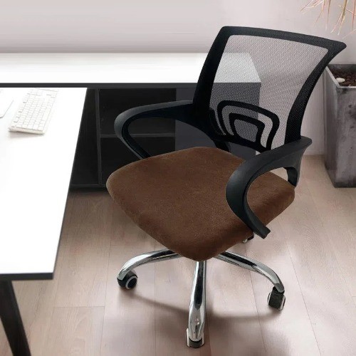 1 Stück Samt Bürostuhlbezug Computer Drehsitzbezug Elastisch Stuhl Rutsch - Bild 15 von 35