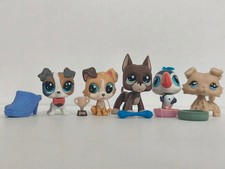 5pcs/lot Littlest Pet Shop LPS Dog Penguin 198 3958 1519 25 W/4pcs Accessories