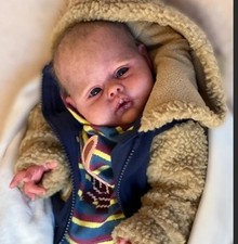 20" Reborn Doll Kit Nicol Fresh Color Soft Touch Newborn Cute Baby Gift for Kids