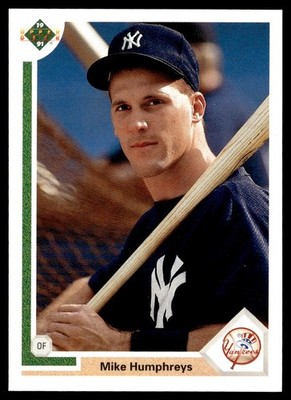 1991 Upper Deck Final Edition Mike Humphreys Rookie New York Yankees #35F