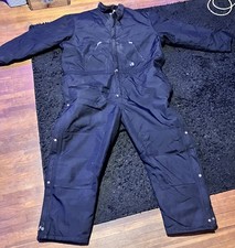 Carhartt X06 Black Duck Canvas Insulated Winter Coveralls Mens 54 Reg Excellent