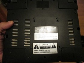 SEGA SATURN BLACK VIRTUA FIGHTER SYSTEM SET-POWER TURNS ON-w/ CONTROLLER *READ*