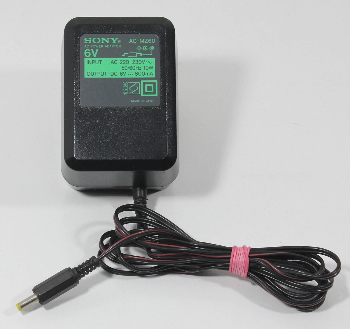 SONY AC-MZ60 Genuine 6V Discman Power Supply 220-230V