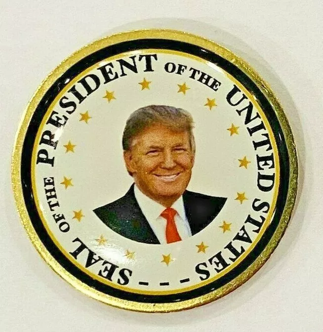 Donald Trump Seal Of The President Pin Suitable on Hat Lapel