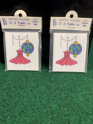 Heines Tallies 2Way 2 Table Set Hanging Lamps Design- 2Pack Of 8 Tallies