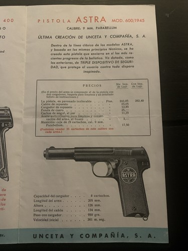 Astra Old Models catalog - Picture 3 of 3