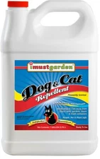 I MUST GARDEN Dog & Cat Repellent - 1 Gallon Refill - Natural and Pet Safe