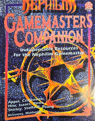 Nephilim Gamemaster's Companion Appel Czajkowski Paperback 1996 Very Good