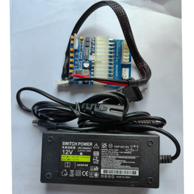 For Sega Dreamcast PICO PSU Power Panel + Power Supply + Adapter 110V-220V 12V