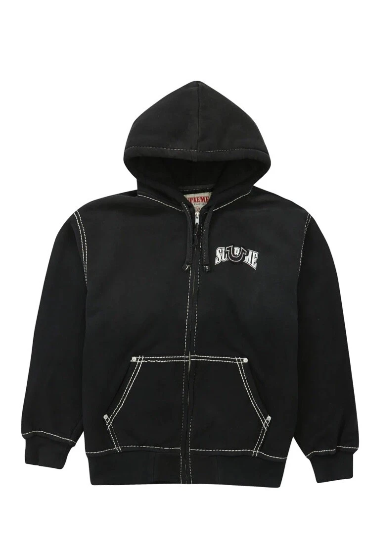 Taille XL   Veste zippée noire Supreme x True Religion