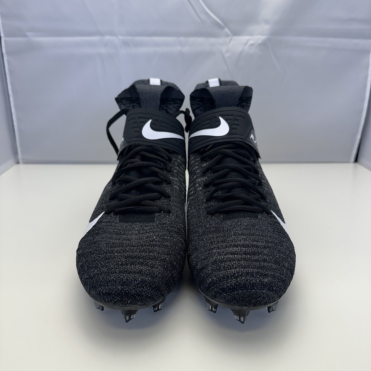 Nike Alpha Menace Elite 2 WD P FlyKnit Black White BV3298-001 Men\'s Sz 11.5 Wide Nike Alpha Menace Elite 2 WD P FlyKnit Black | Mercari main image 2