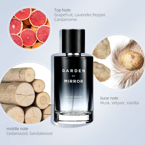 MINISO Garden Of Mirror Eau de Parfum Parfüm für Herren langlebig, Sterne im Auge - Bild 2 von 7
