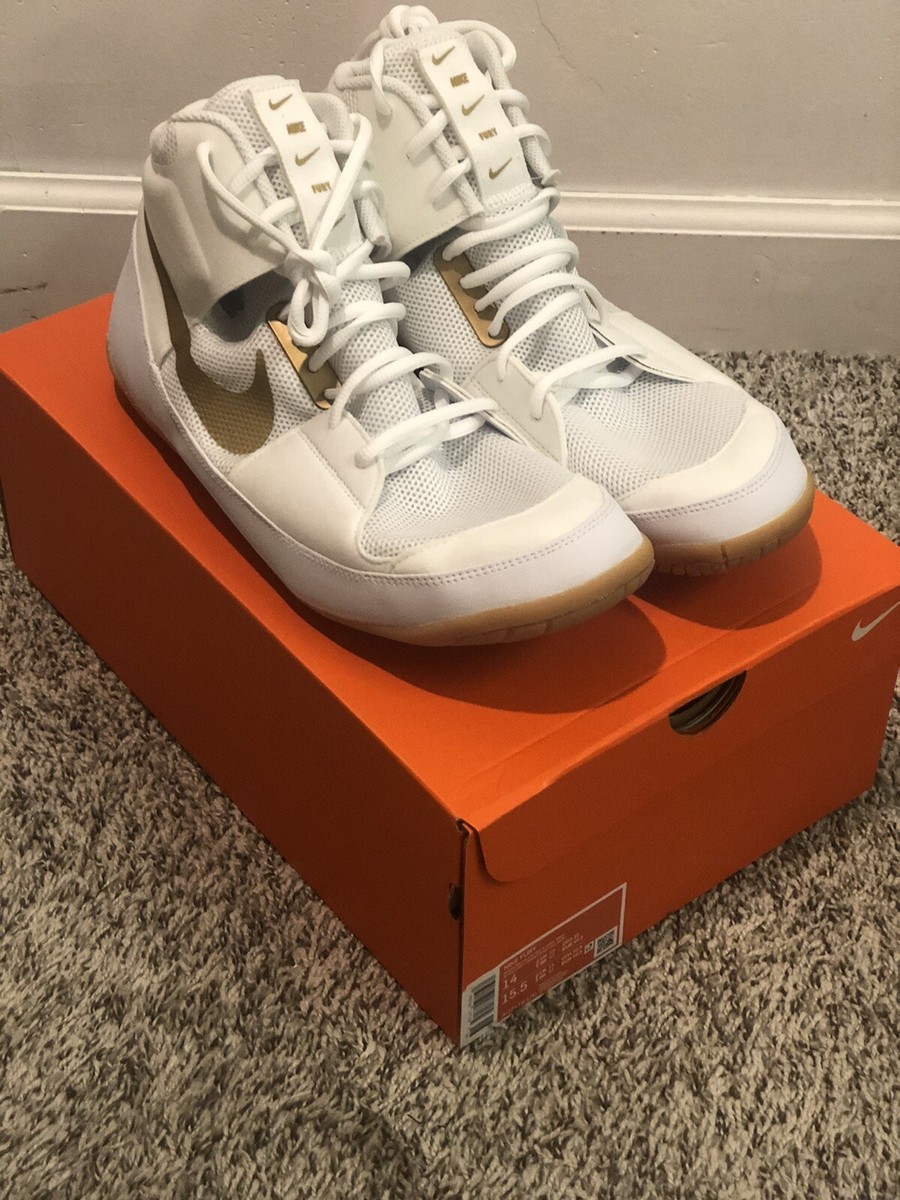 nike fury white and gold