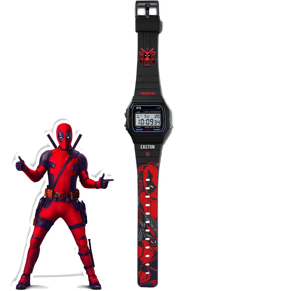 Deadpool Watch FREE Personalised Name Gift Custom Name Gift eBay