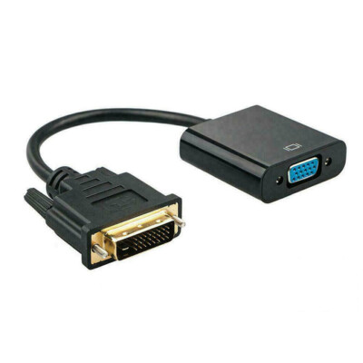 K30 DVI auf VGA Adapter 24+1 Pin DVI-D Stecker auf VGA Buchse Konverter 1080P 