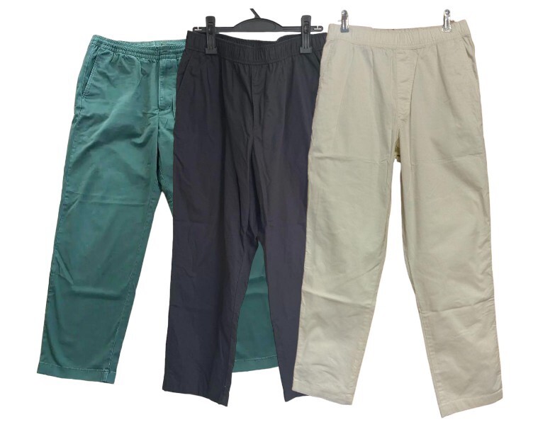 【LOW CLASSIC】 WASHED COTTON RELAXED PANTS / 追跡付 Uniqlo Cotton Relaxed Ankle Pants 470168 AUTHENTIC Japan New