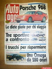 Auto Oggi - Year Vi (6) - No. 228 (April 18, 1991) Porsche 968 - Alfa Romeo 164