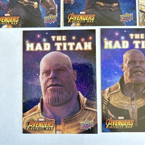 2018 Marvel Upper Deck Avengers Infinity War The MAD TITAN 10 Card Complete Set - Picture 11 of 12
