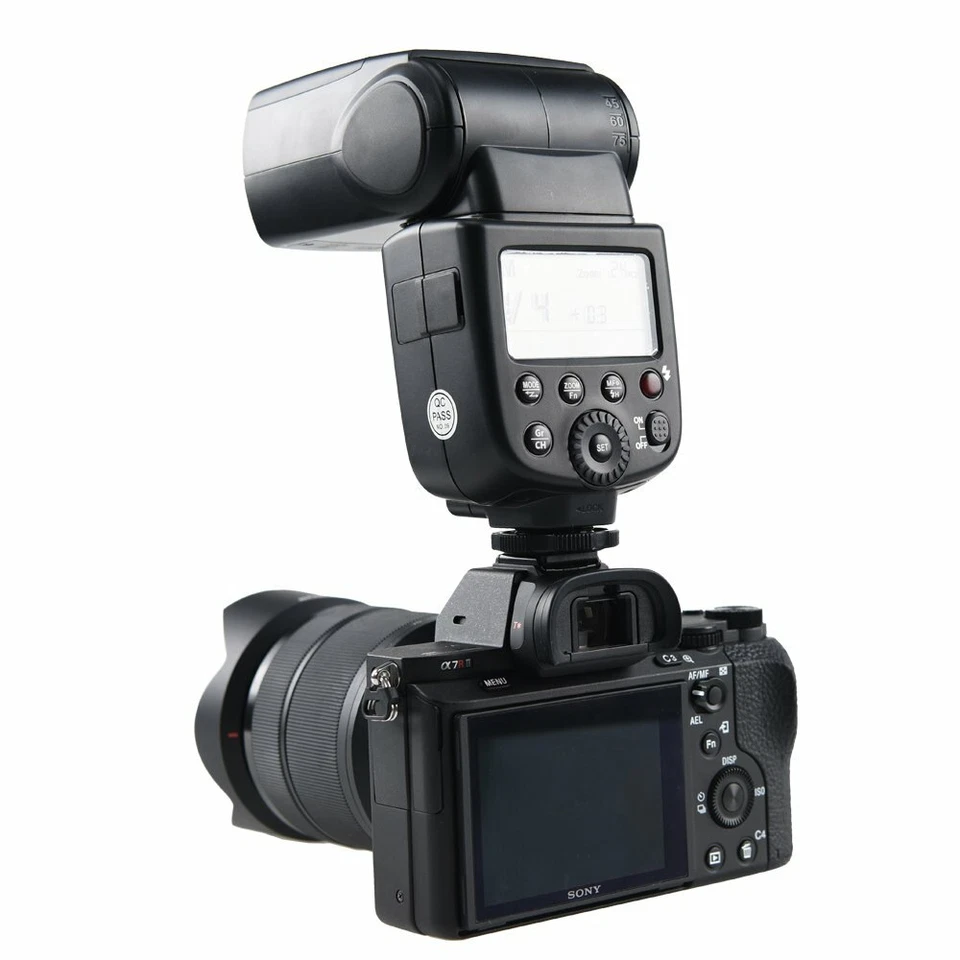 US 2x Godox TT600S GN60 2.4G Camera Flash Speedlite+ X2T-S Transmitter FOR Sony - Image 3 of 4