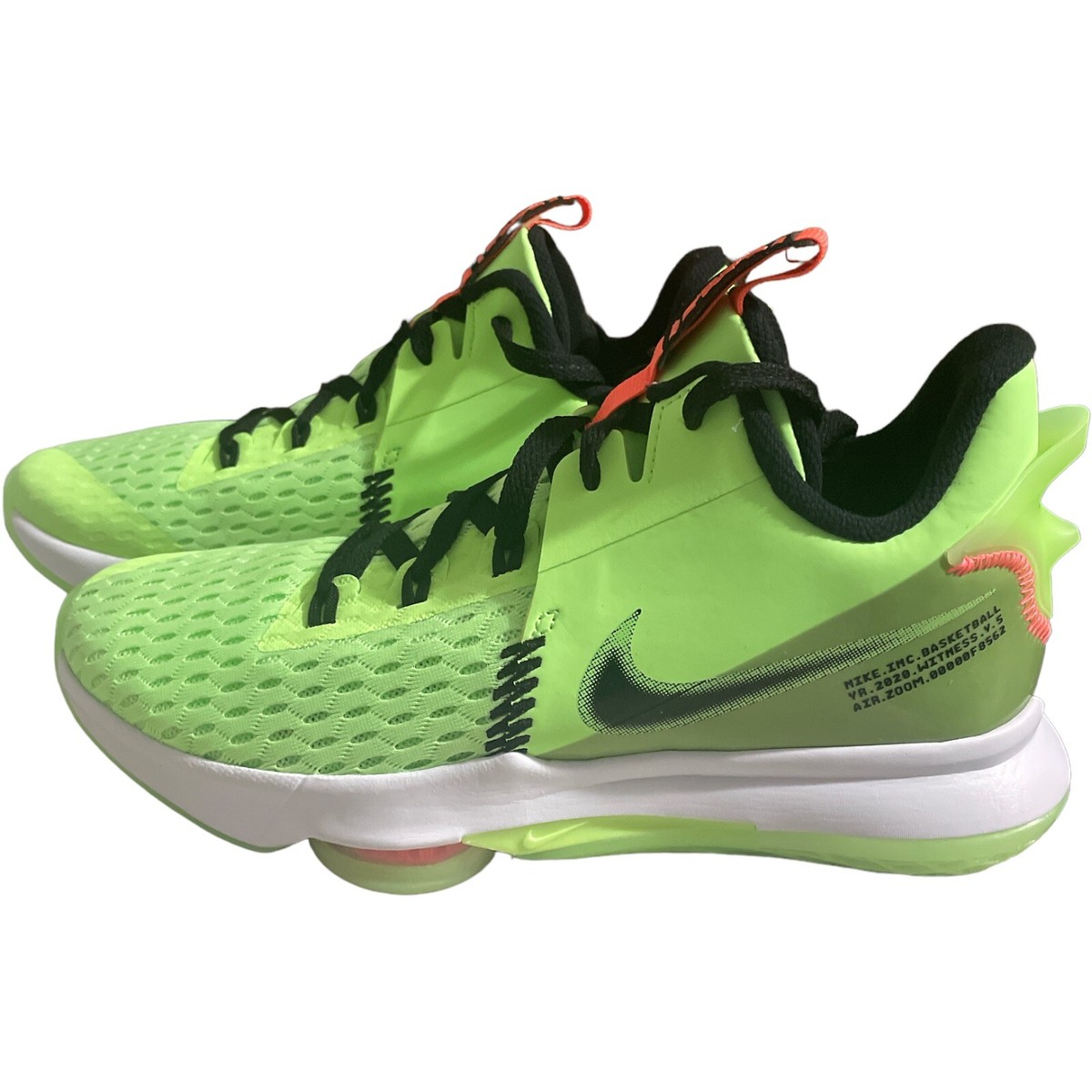 Nike Lebron Witness 5 V Lime Glow Grinch Basketball Shoes Mens 13 CQ9380-300 Nike Lebron Witness 5 V Lime Glow Grinch Basketball Shoes  main image 4