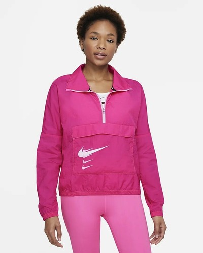 New Womens Nike Swoosh Pullover Running 