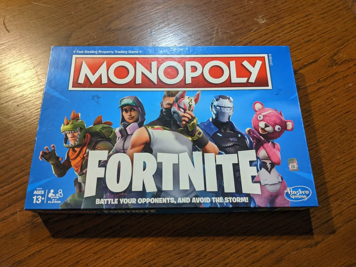 Monopoly - Fortnite Edition - board game - Epic Games / Hasbro - used