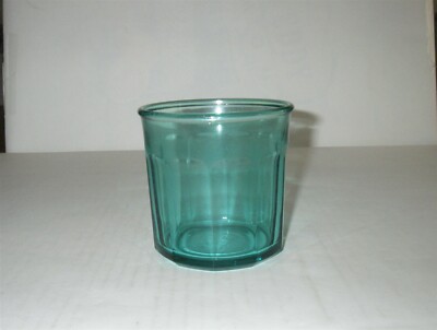 AQUA LUMINARC MADE IN FRANCE 10 PANEL GLASS TUMBLER G2990