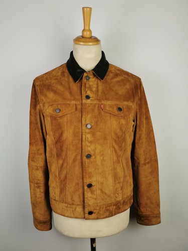 Q268 Levis Mens Tan Brown Suede Leather 