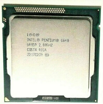 2.8GHz INTEL PENTIUM DUAL-CORE G640 3MB/5GT/S DMI LGA1155/H2 SR059 CPU