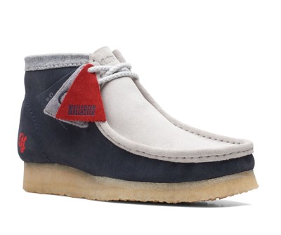 Mens Clarks Wallabee VCY Boot - Navy 