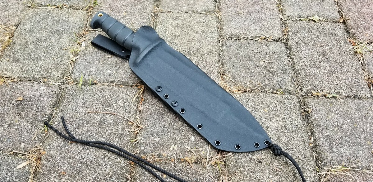 Custom Kydex sheath for ONTARIO SP-10 RAIDER BOWIE Knife Custom Kydex sheath for ONTARIO SP-10 RAIDER BOWIE Knife