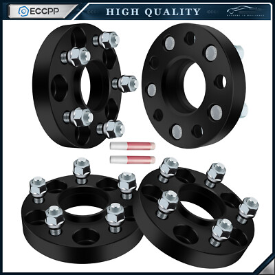 4Pcs 1'' Hub Centric Wheel Spacers 5x4.5 For Nissan 370Z For Infiniti G37 Q50 Q60