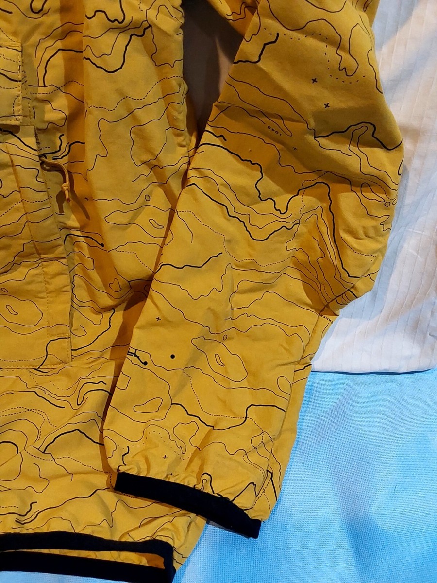The North Face UO Exclusive Topography Fanorak Jacket Yellow The North Face UO Exclusive Topography Fanorak Jacket Yellow