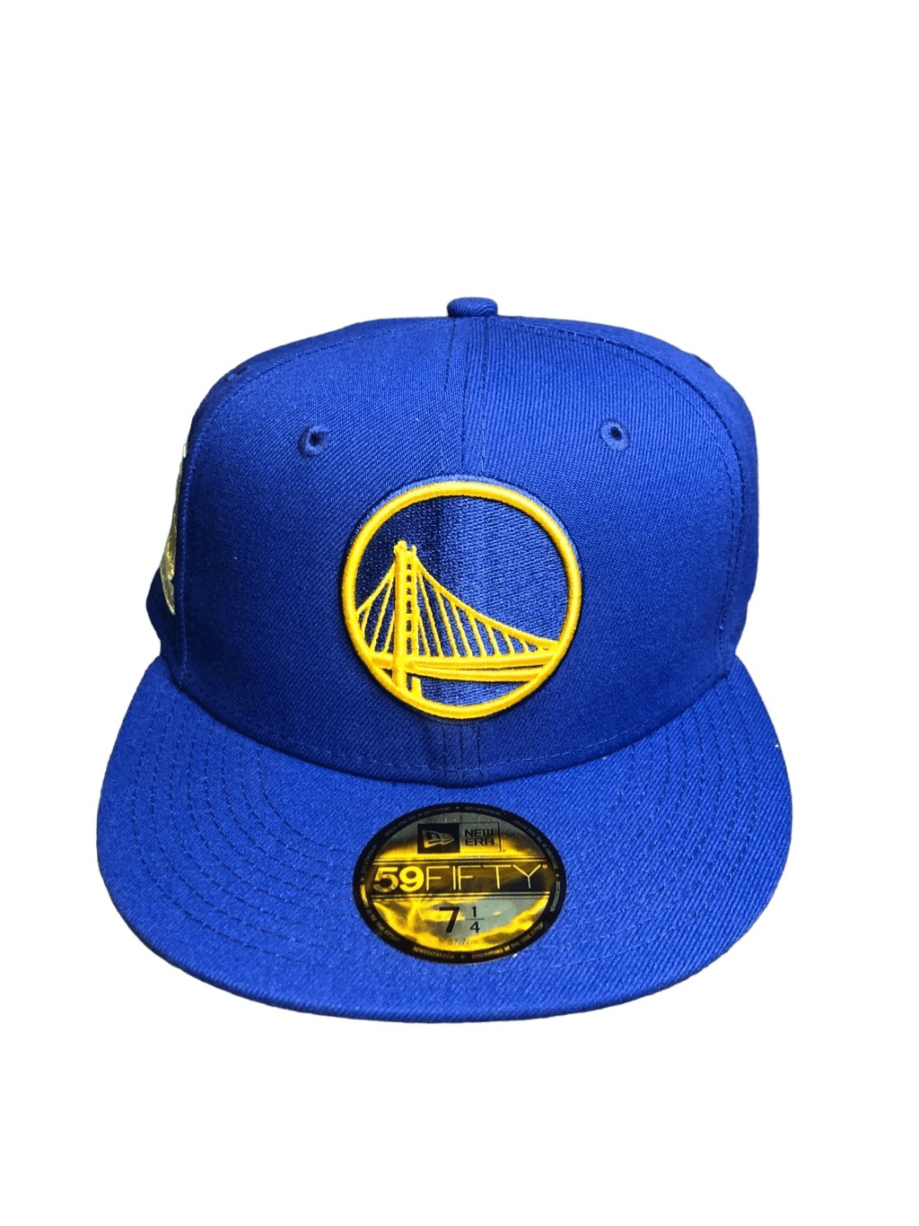 New Era Golden State Warriors Pop Citrus 59FIFTY Fitted Cap Hat Size 7 1/4