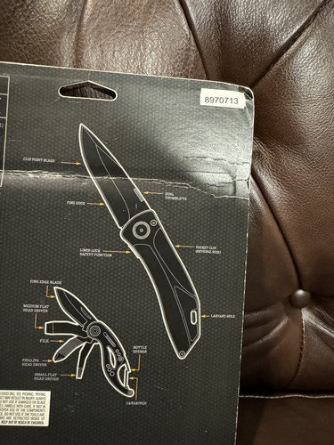 Gerber Curve Gray Micro Clip-N-Go Multi-Tool & Void 3” Folding Pocket Knife Gift - Picture 8 of 8