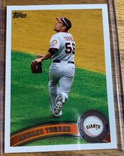 2011 Topps Baseball #194 - Andres Torres - San Francisco Giants MLB Baseball