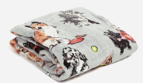 Vera Bradley Throw Blanket Dog Show 80 x 50