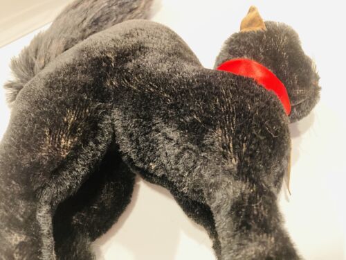Steiff Black Cat VTG 1950s Germany All Tags 7222 Halloween Tomcat Original - Picture 13 of 20