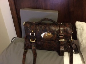 mulberry leopard print bag
