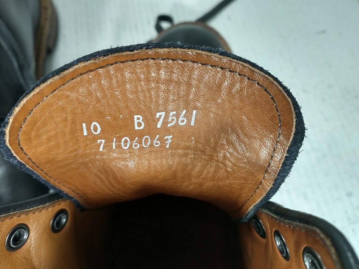 Allen Edmonds Higgens Mill Black Leather Boots Men's 10 B #7561 | eBay