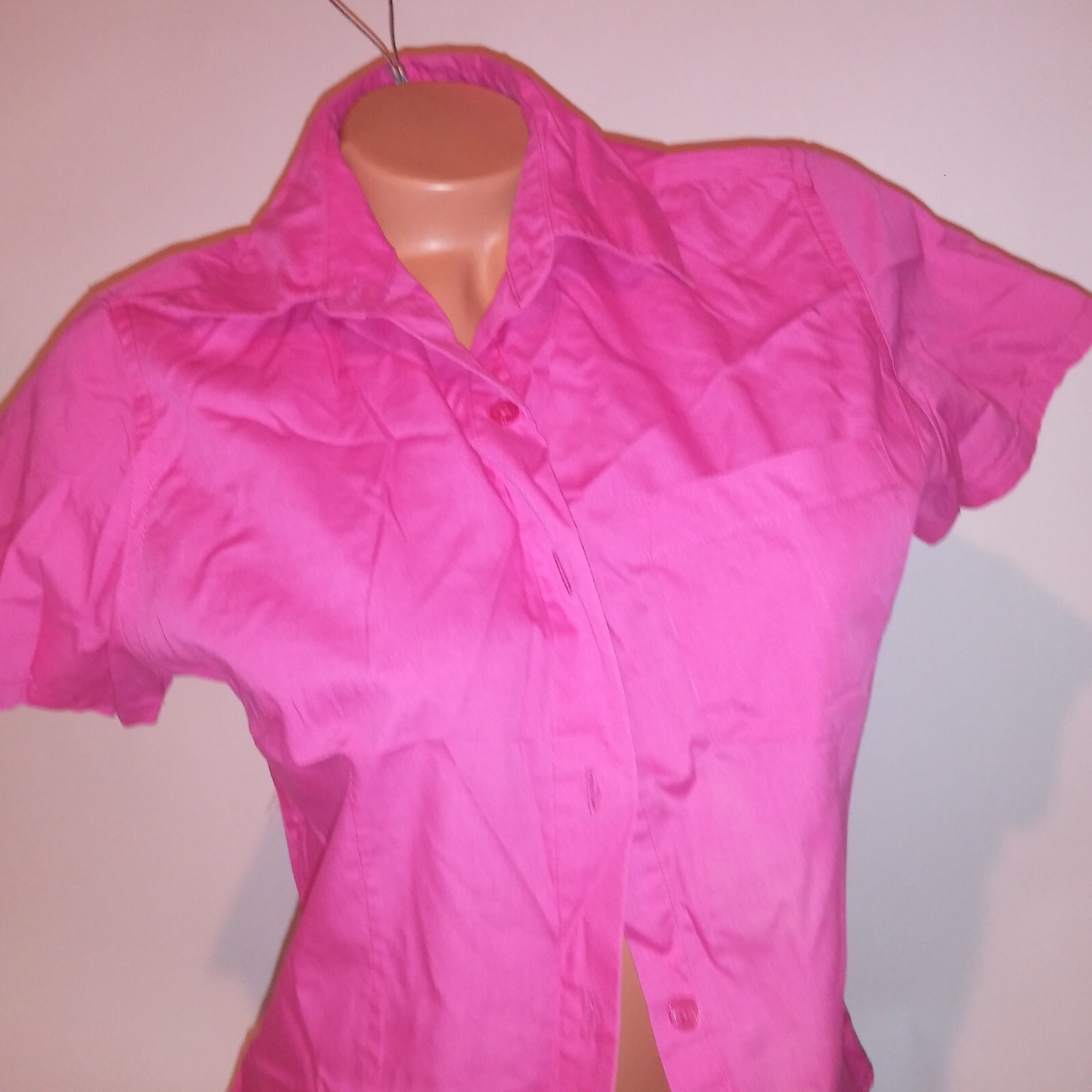 Basic Editions Womens Button Down Shirt Small Sol… - image 3