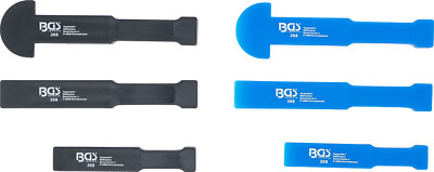 BGS 6x Kunststoff PVC Meißel-Schaber Schonmeißel Kunststoffmeißel Plastikmeißel