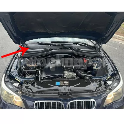 For BMW Cover Wind Barrel Splash Guard Wind Deflector 5 Series E60 E61 51717027083 DHL - Picture 2 of 15