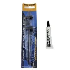 POLYWATCH Scratch Remover Plastic / Acrylic 5g with Watch Case Opener Multitool