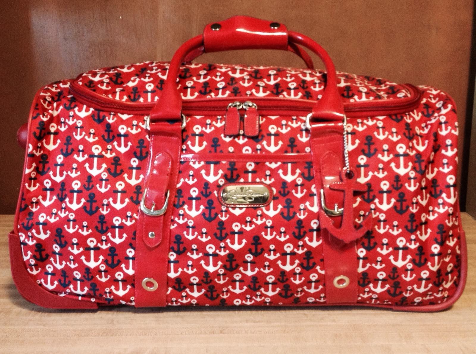 jessica simpson floral luggage